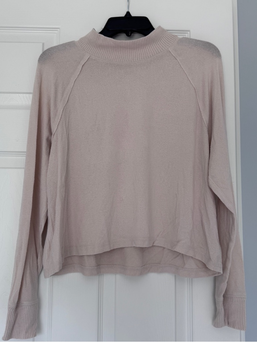 Abercrombie Mock Neck Women’s Sweater in Tan